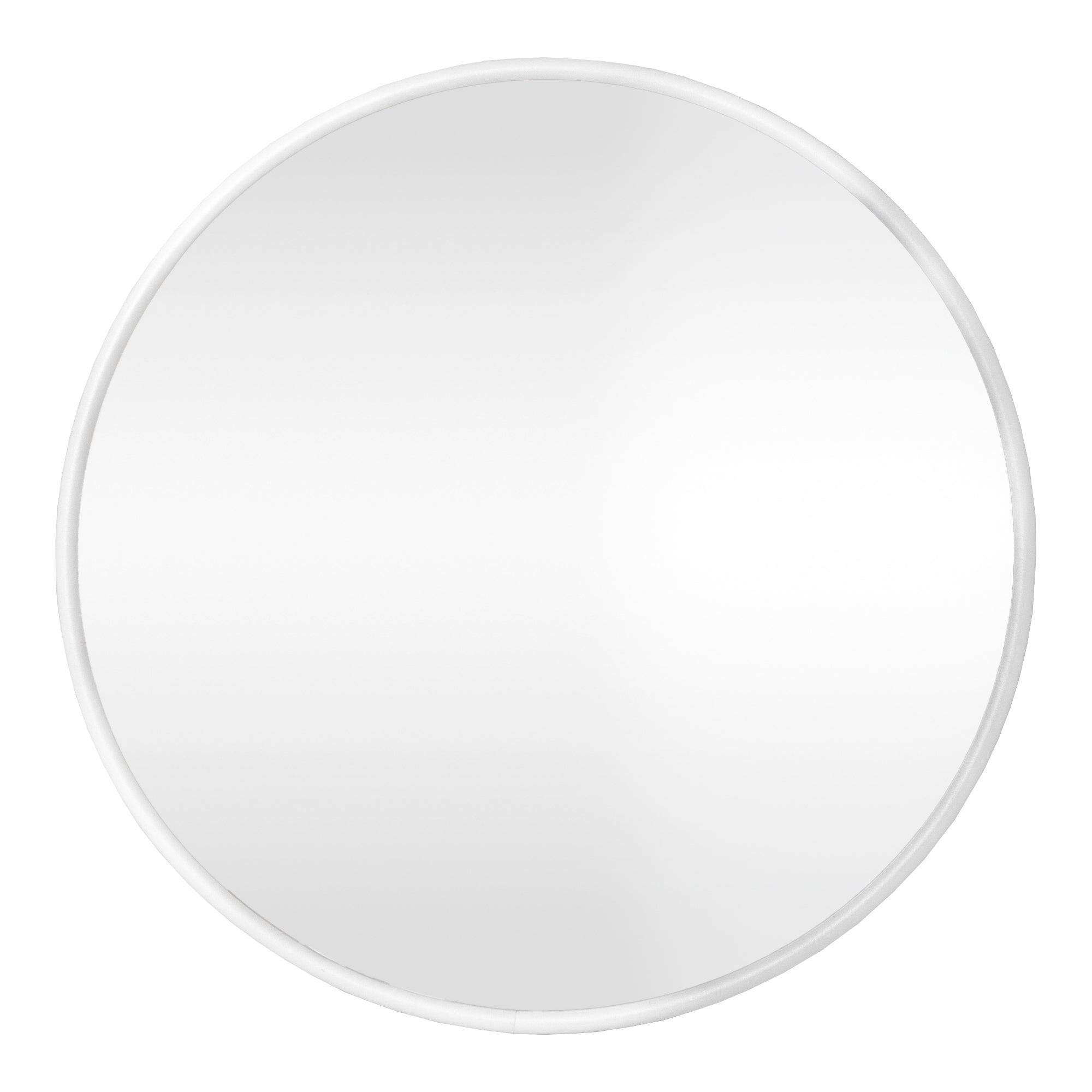 Miroir mural rond 40 cm blanc mat - Image 2