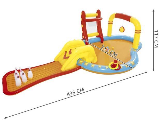 Entrepotbrico - Aire de jeux gonflable 435x213x117cm BESTWAY 53068 - Image 10
