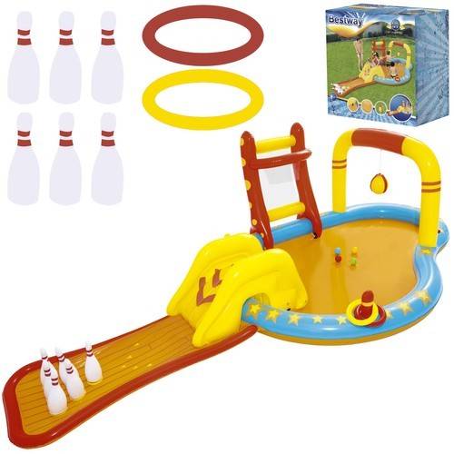 Entrepotbrico - Aire de jeux gonflable 435x213x117cm BESTWAY 53068 - Image 1