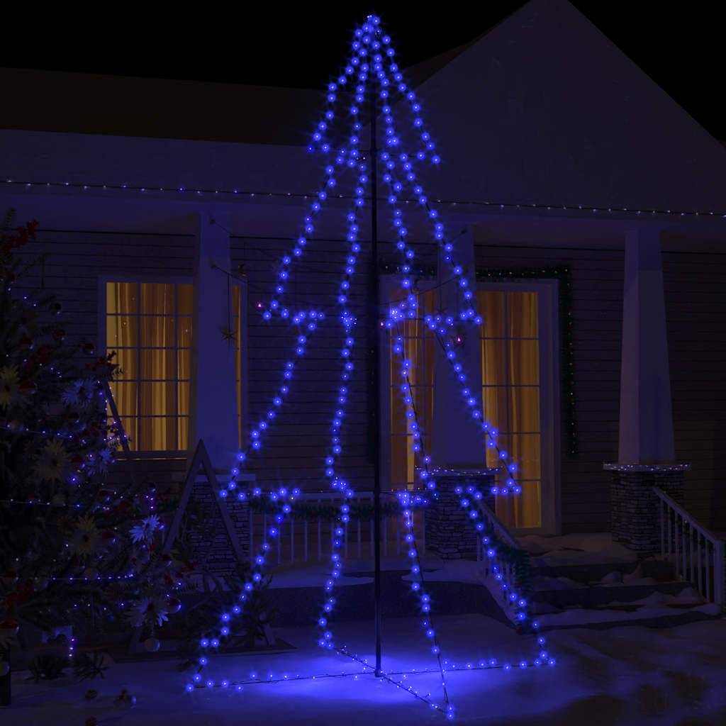 Vidaxl - Arbre de Noël cône 360 LED d'intérieur/d'extérieur 143x250 cm vidaXL 328594 - Image 1