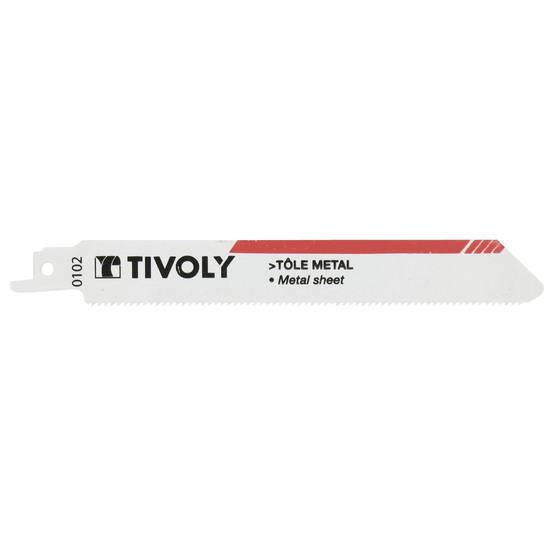 Tivoly - Lame de scie sabre Tôle et Métaux HSS L150mm coupe tubes, plaques jusqu'à 10cm épaisseur TIVOLY - Image 1
