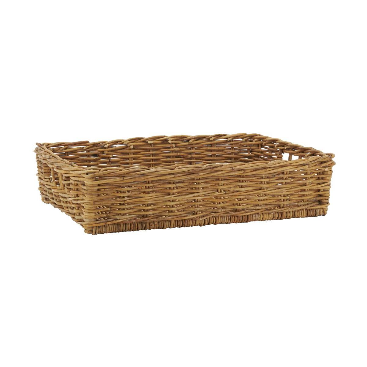 Aubry Gaspard - Manne en poelet marron 60 x 40 x 14 cm - Image 1