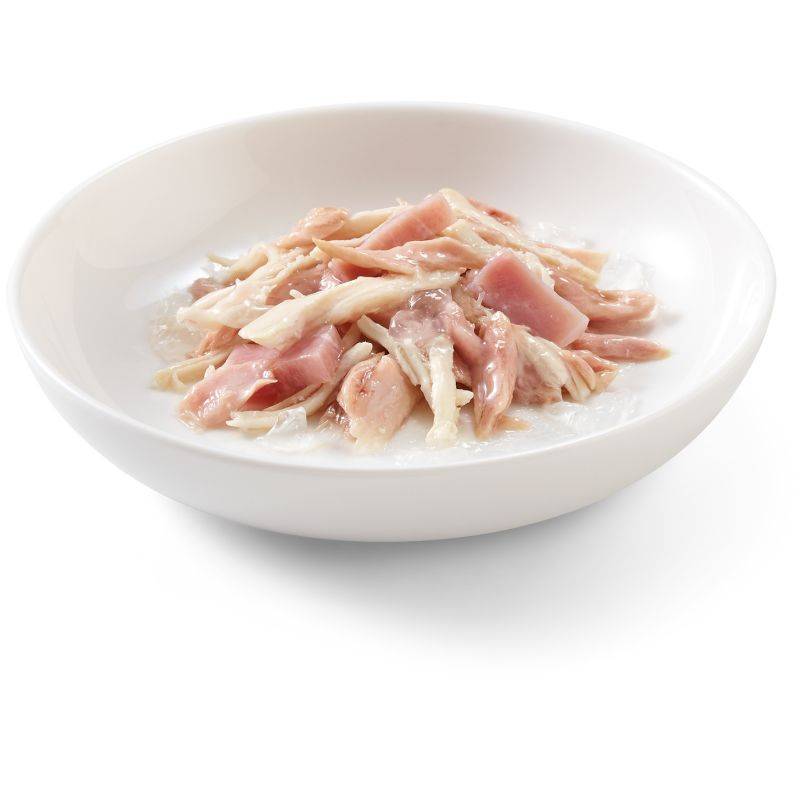 Schesir - Pâtée en gelée thon/poulet/jambon (sachet 85g) - SCHESIR 85 g - Image 2