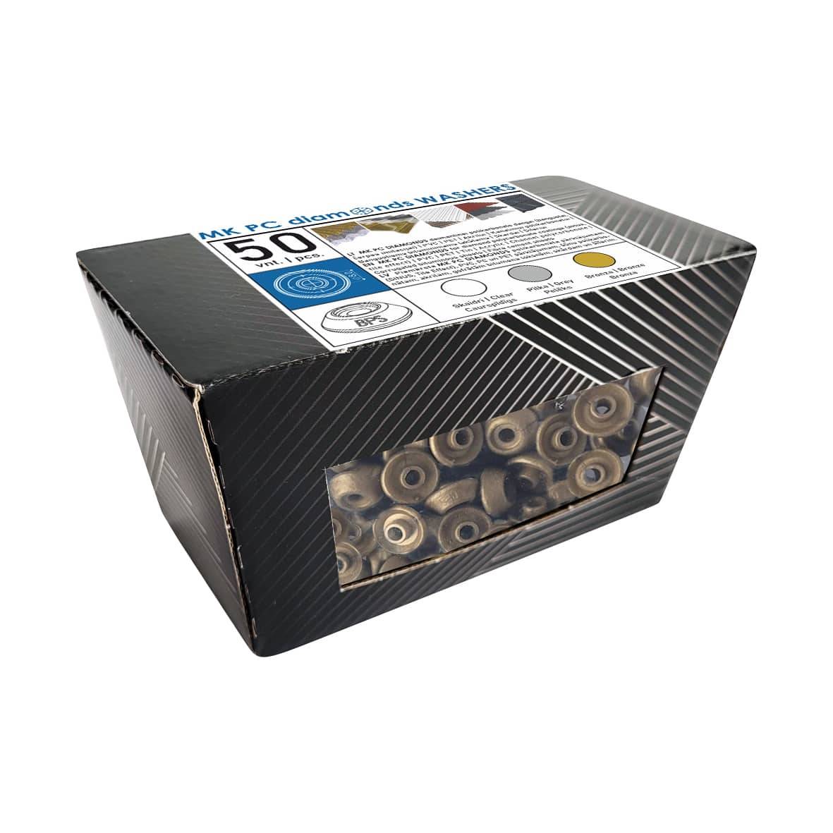 MK PC DIAMONDS rondelles d'étanchéité en bronze pour vis, pour revêtement en polycarbonate, 50 pièces - Image 5