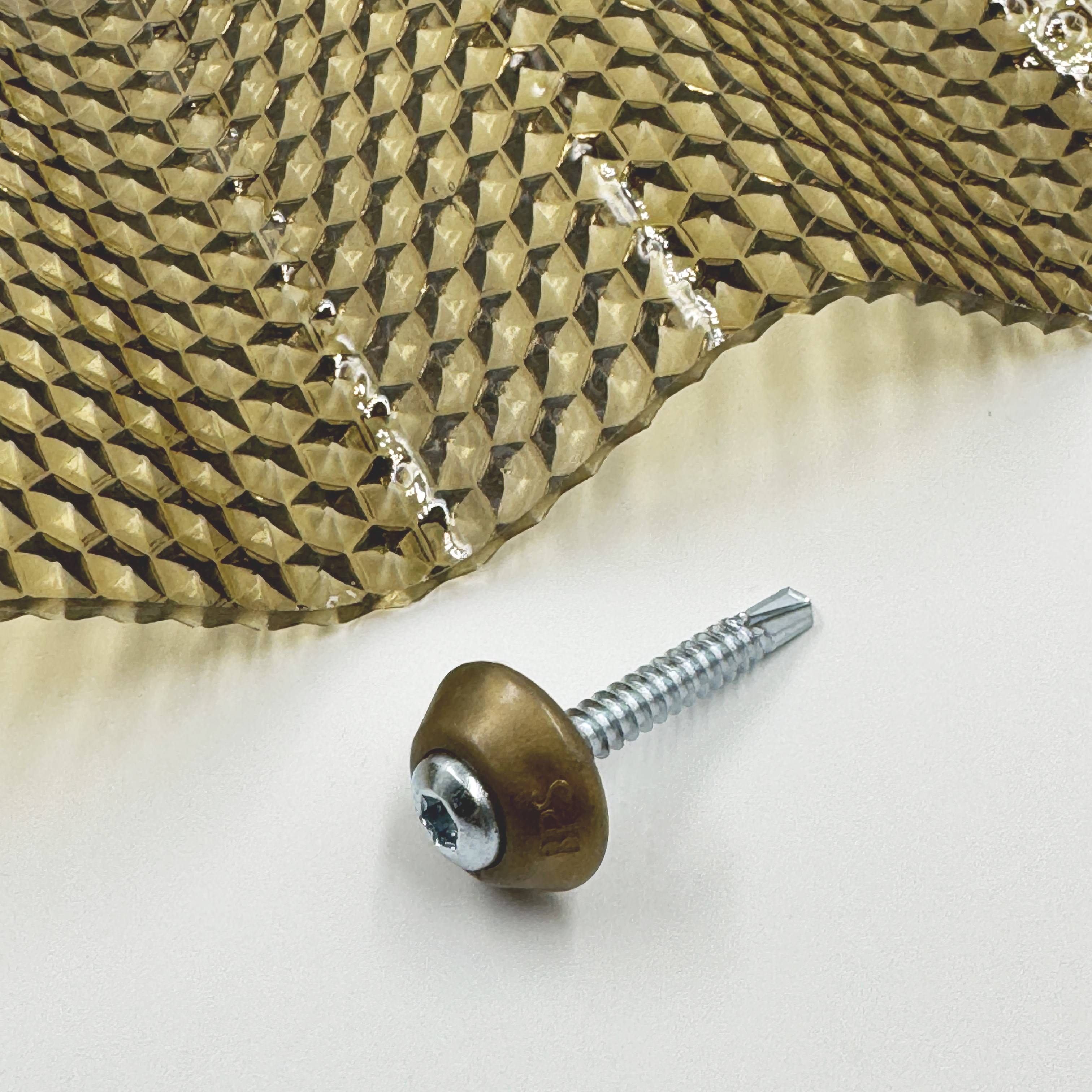 MK PC DIAMONDS rondelles d'étanchéité en bronze pour vis, pour revêtement en polycarbonate, 50 pièces - Image 2