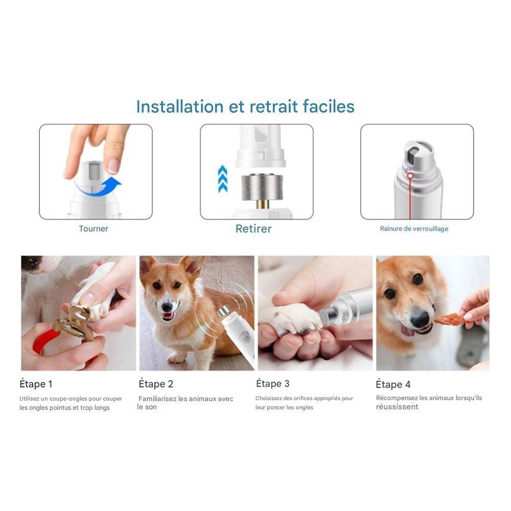 Broyeur à griffes pour animaux de compagnie(Vert) DtopbuyAge - Image 3