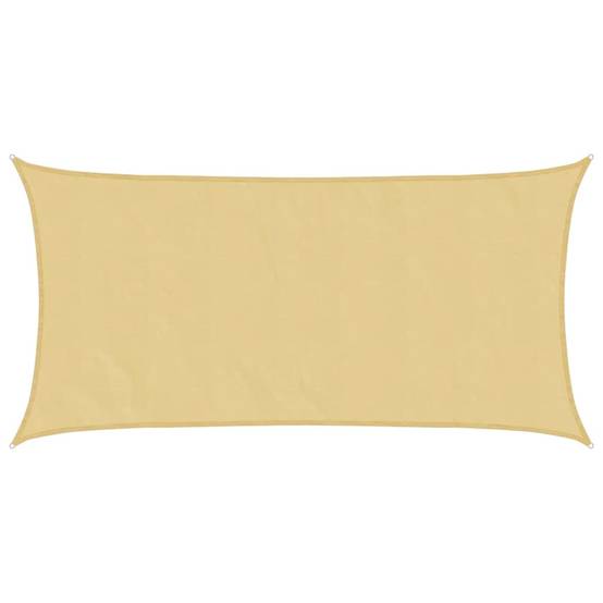 Voile d'ombrage polyester oxford sable 400 x 200 cm - PANGIVO - Image 1