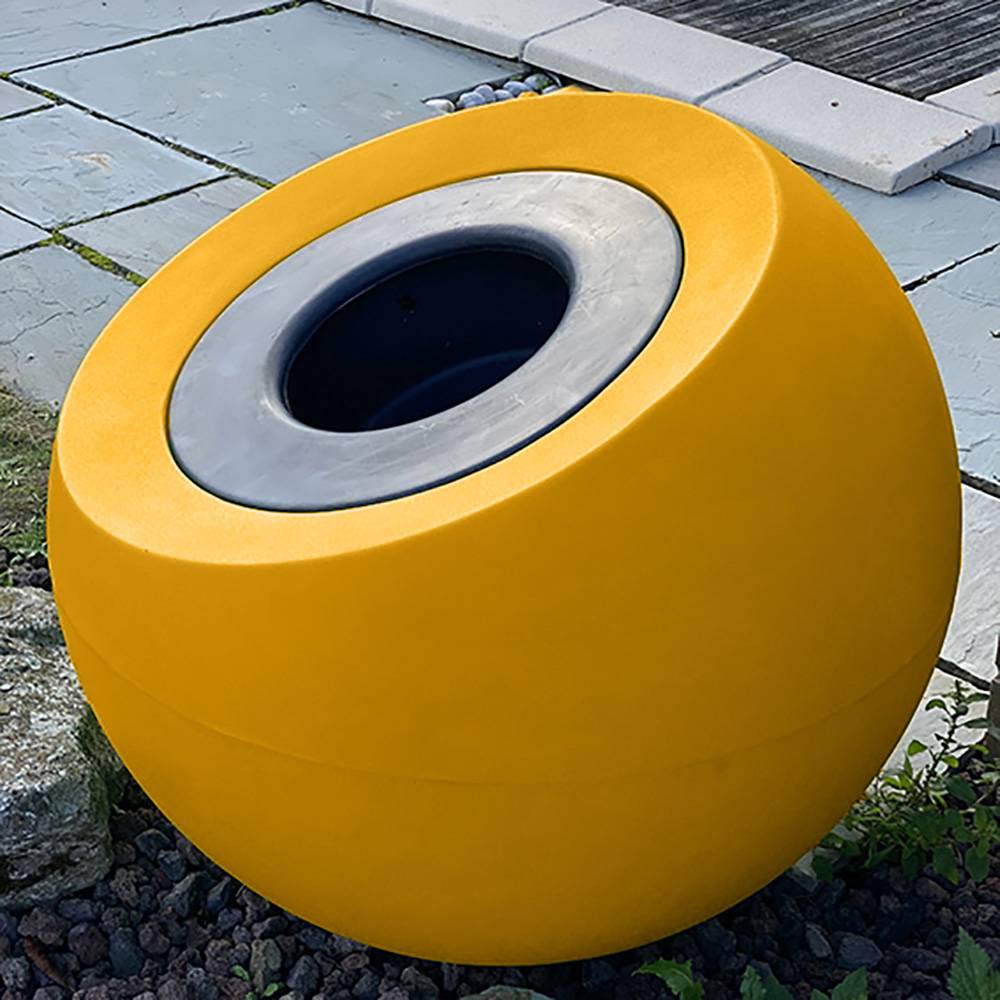Plast'Up Rotomoulage - Pot de fleurs sphérique xxl dolce vita 300l-lot de 2 - Image 4