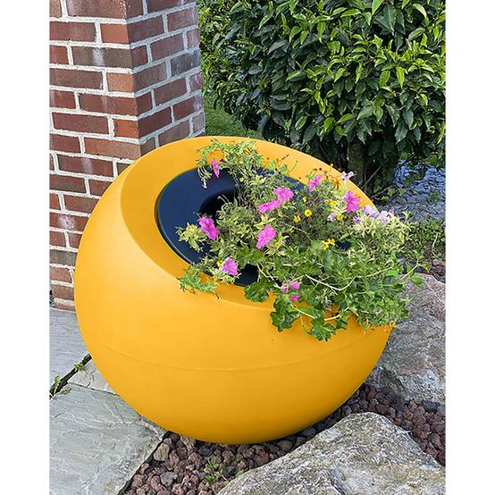 Plast'Up Rotomoulage - Pot de fleurs sphérique xxl dolce vita 300l-lot de 2 - Image 3