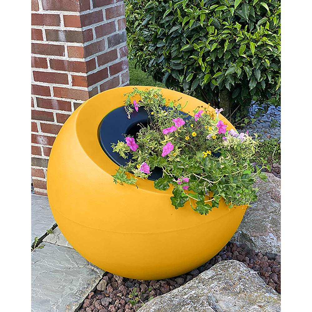 Plast'Up Rotomoulage - Pot de fleurs sphérique xxl dolce vita 300l-lot de 2 - Image 3