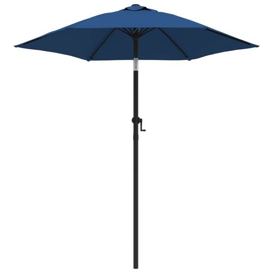 Parasol - parasol de jardin - parasol d'extérieur Bleu 200x224 cm Aluminium - MEUBLE PRO - Image 1