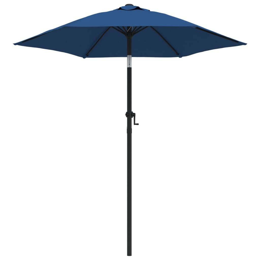 Parasol - parasol de jardin - parasol d'extérieur Bleu 200x224 cm Aluminium - MEUBLE PRO - Image 1