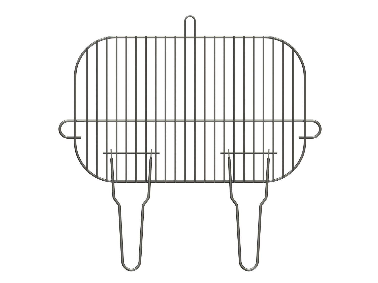 Somagic - Grille barbecue rectangulaire Somagic en acier chromé 45 x 29 cm - SOMAGIC
