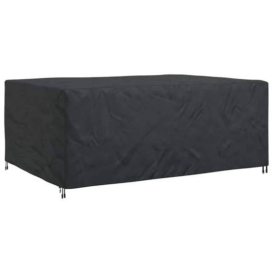 Housse de Protection Ovale pour Table de Jardin Tissu 210D Imperméable et Respirant Noir 280x204x106 cm – ComfortXL Outdoor Living - Image 2