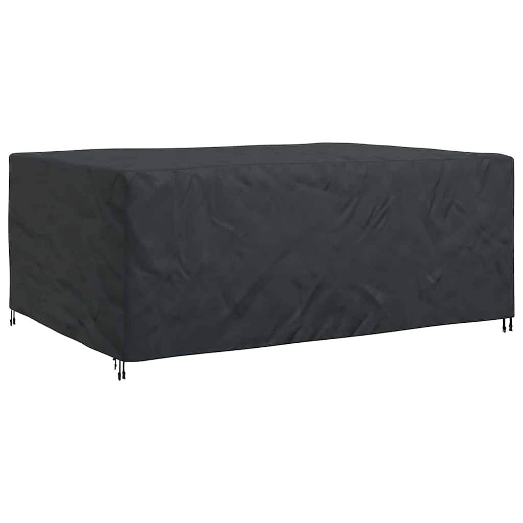 Housse de Protection Ovale pour Table de Jardin Tissu 210D Imperméable et Respirant Noir 280x204x106 cm – ComfortXL Outdoor Living - Image 2