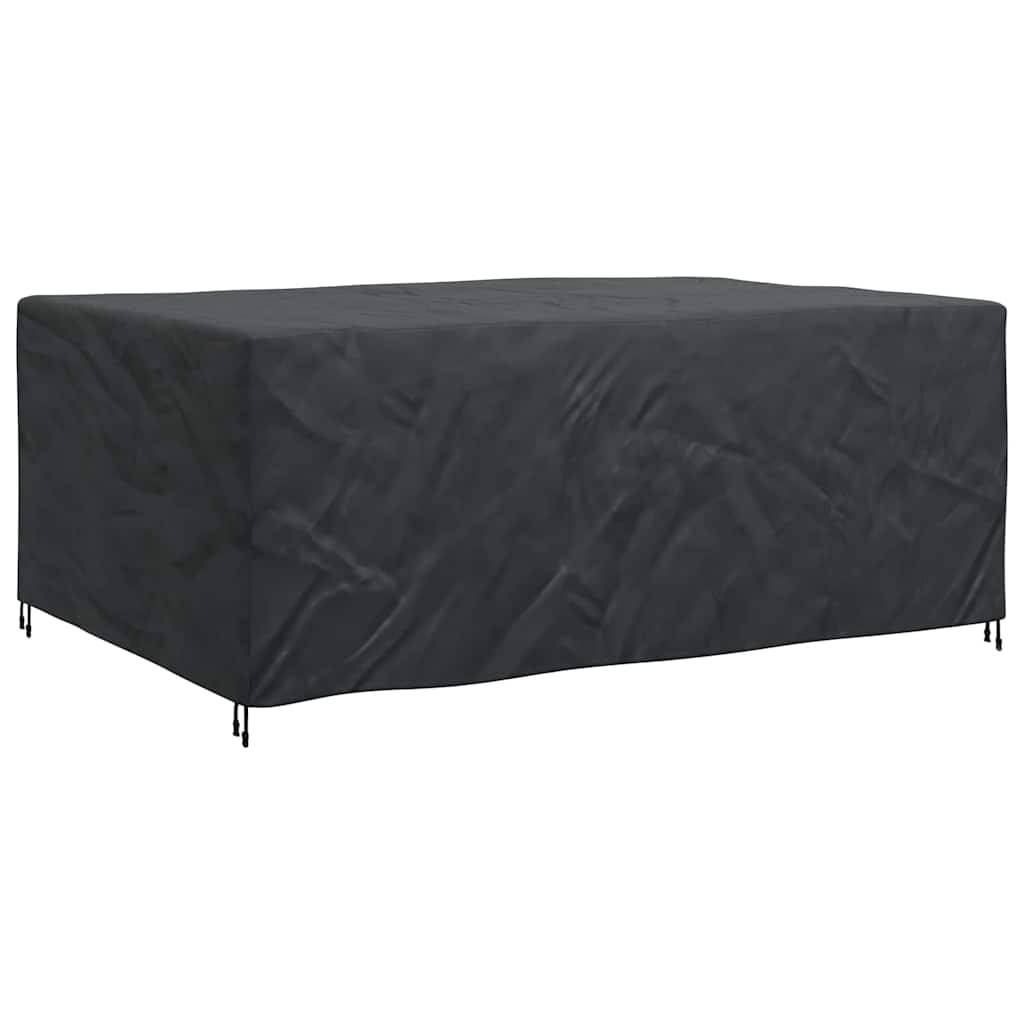 Housse de Protection Ovale pour Table de Jardin Tissu 210D Imperméable et Respirant Noir 280x204x106 cm – ComfortXL Outdoor Living - Image 3