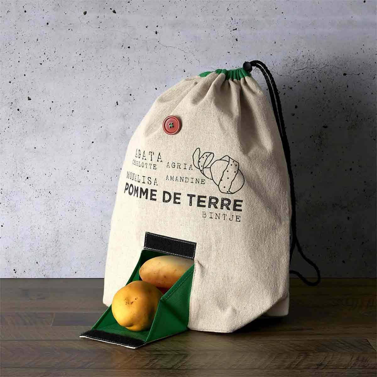 Cook Concept - Sac Distributeur "Pomme de Terre" 42cm Beige - Image 6