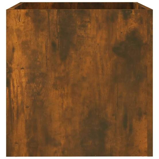 Vidaxl - Jardinière Chêne fumé 40x40x40 cm Bois d'ingénierie vidaXL 820499 - Image 7