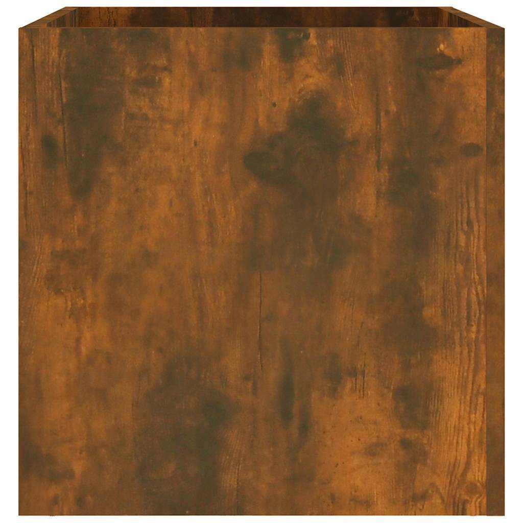 Vidaxl - Jardinière Chêne fumé 40x40x40 cm Bois d'ingénierie vidaXL 820499 - Image 6