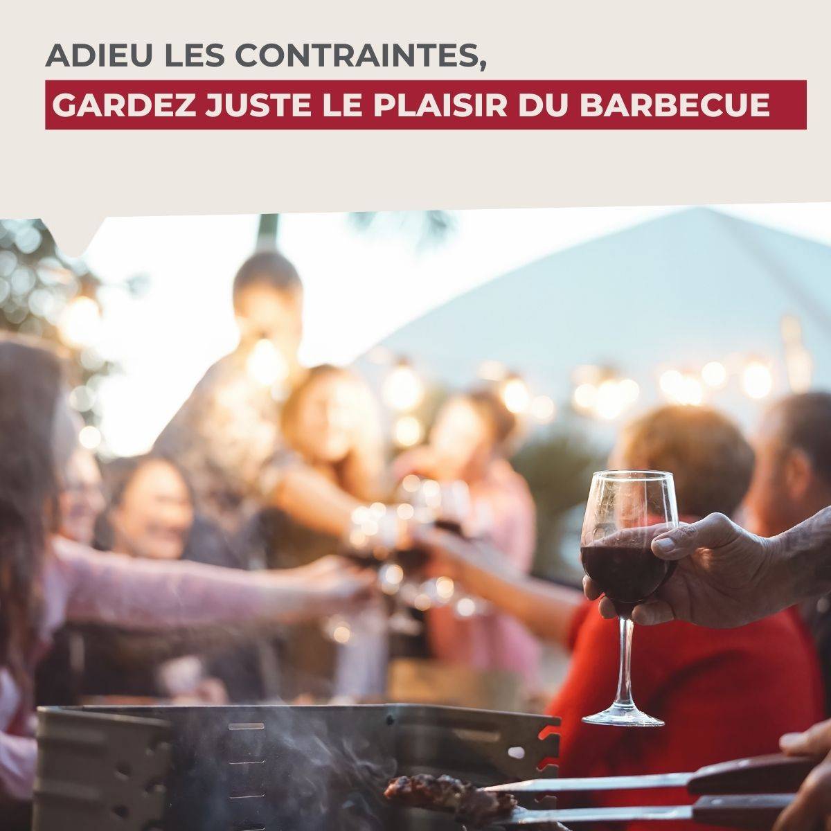 Lot de 2 grilles barbecue 35/25,5/54 cm en acier inoxydable et bois Fackelmann Barbecue - Image 5