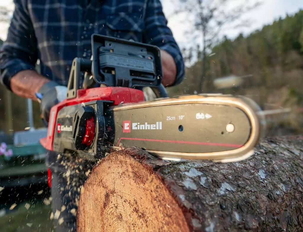 Einhell - Tronçonneuse sans fil – GE-LC 18/25 Li BL-Solo - 22,5 cm - Brushless - 6,5 m/s - 18 V Einhell - Image 4