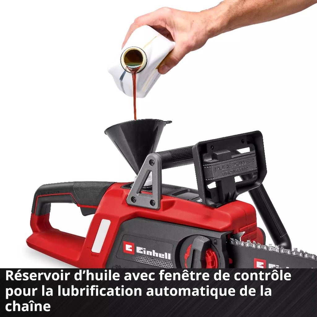 Einhell - Tronçonneuse sans fil – GE-LC 18/25 Li BL-Solo - 22,5 cm - Brushless - 6,5 m/s - 18 V Einhell - Image 5