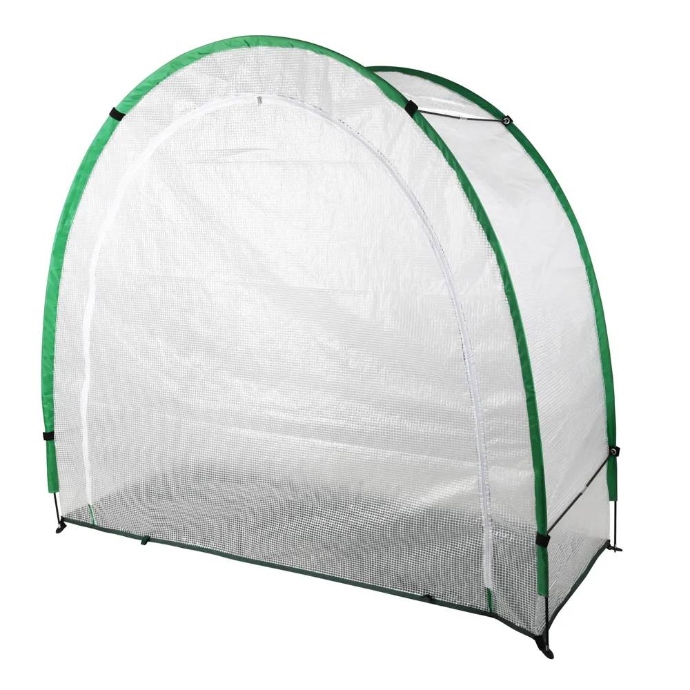 Serre demi-lune 200x80x170cm housse PE 130g/m² fond 110g - Image 3