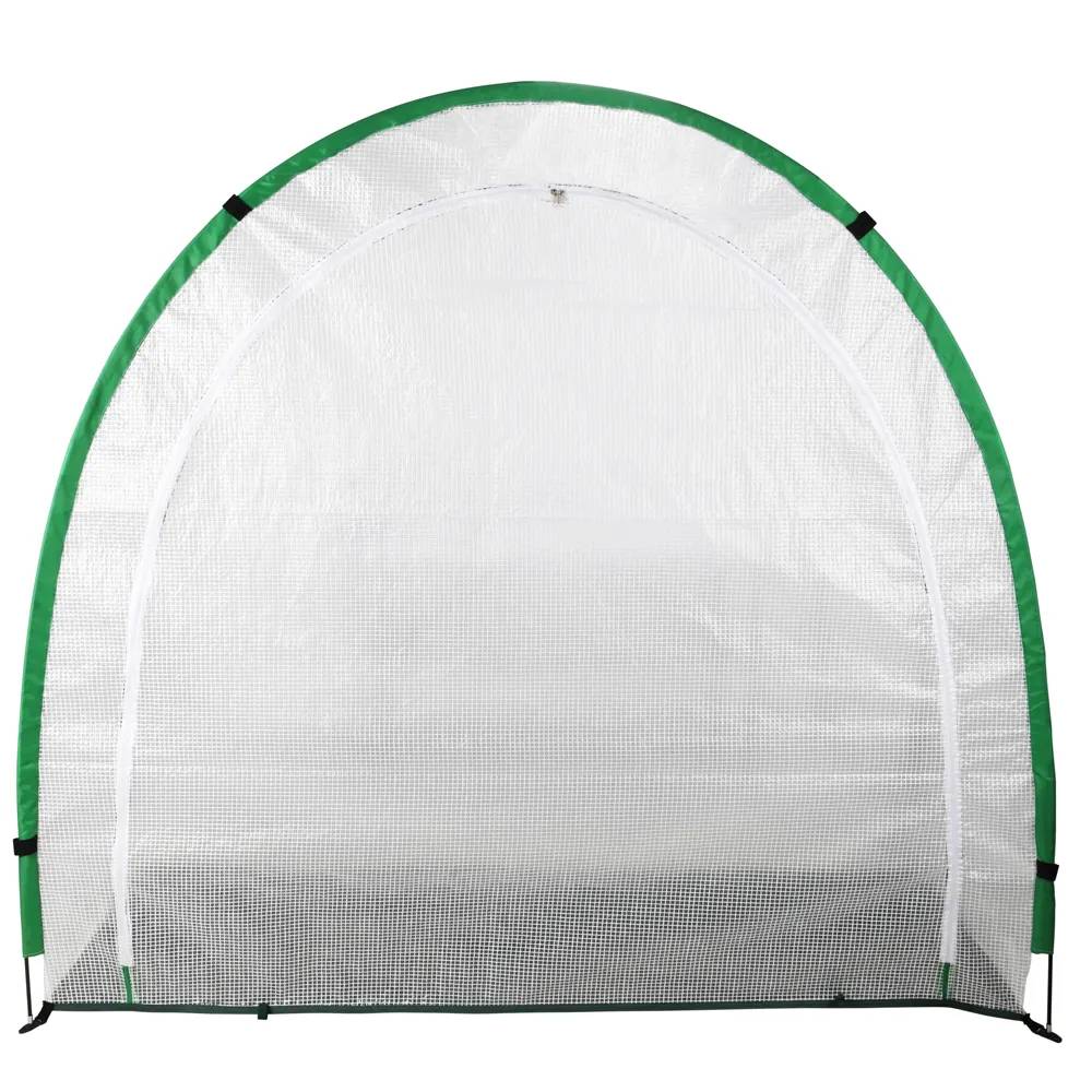 Serre demi-lune 200x80x170cm housse PE 130g/m² fond 110g - Image 2