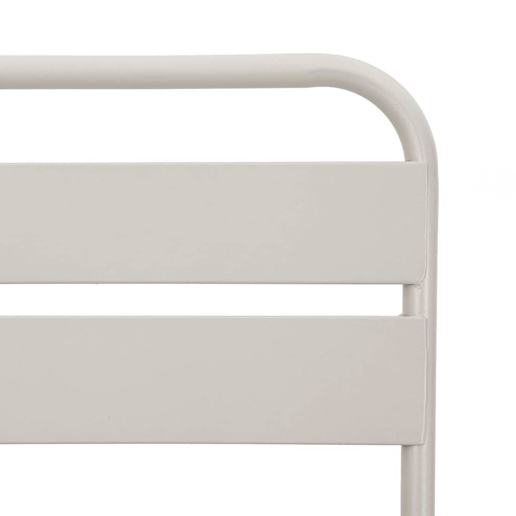 Chaise bois composite 2 places acier beige  42 x 52 x 82 cm  - Prolenta premium  p399.0 - Image 9