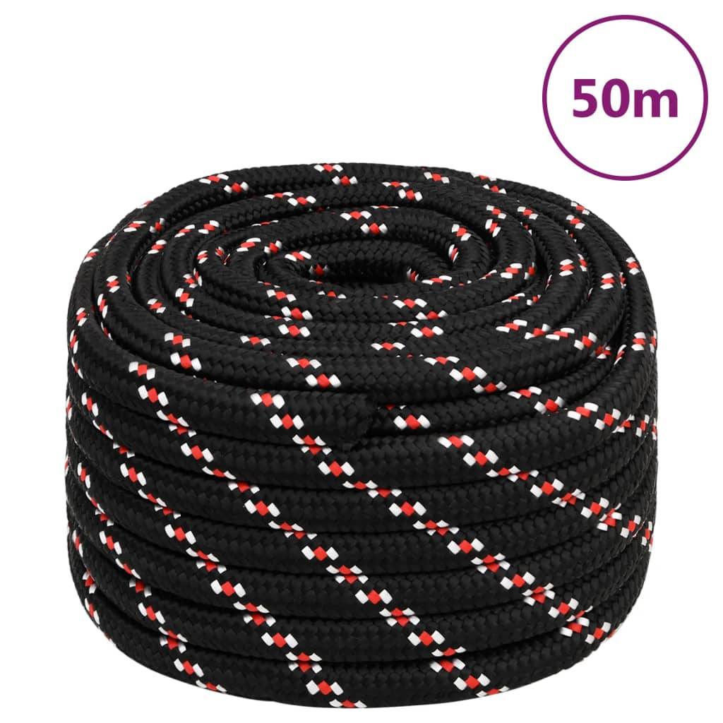 Corde de bateau Noir 20 mm 50 m Polypropylène Maison Chic - Image 2
