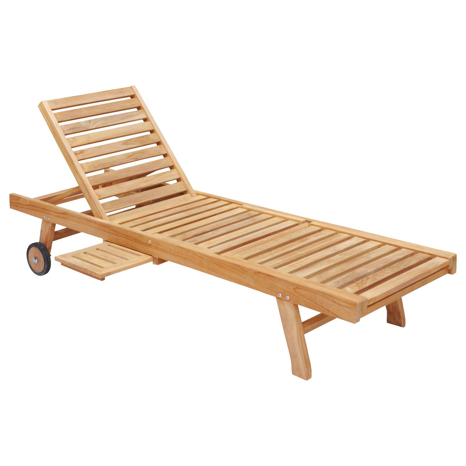 Bain de soleil pliant en teck LOMBOK - HAPPY GARDEN - Image 1