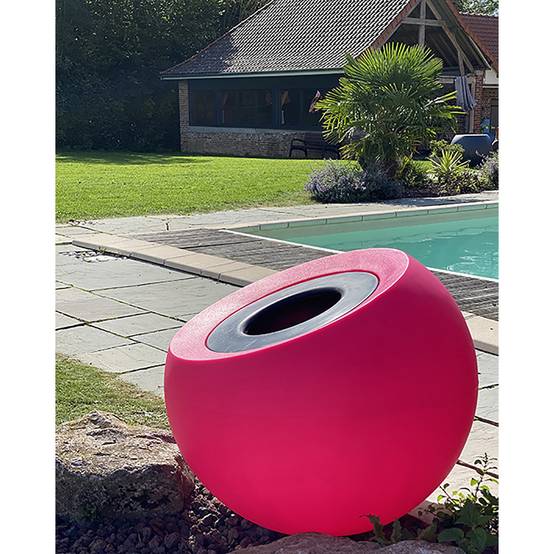 Plast'Up Rotomoulage - Pot de fleurs sphérique xxl dolce vita 300l-lot de 2 - Image 3