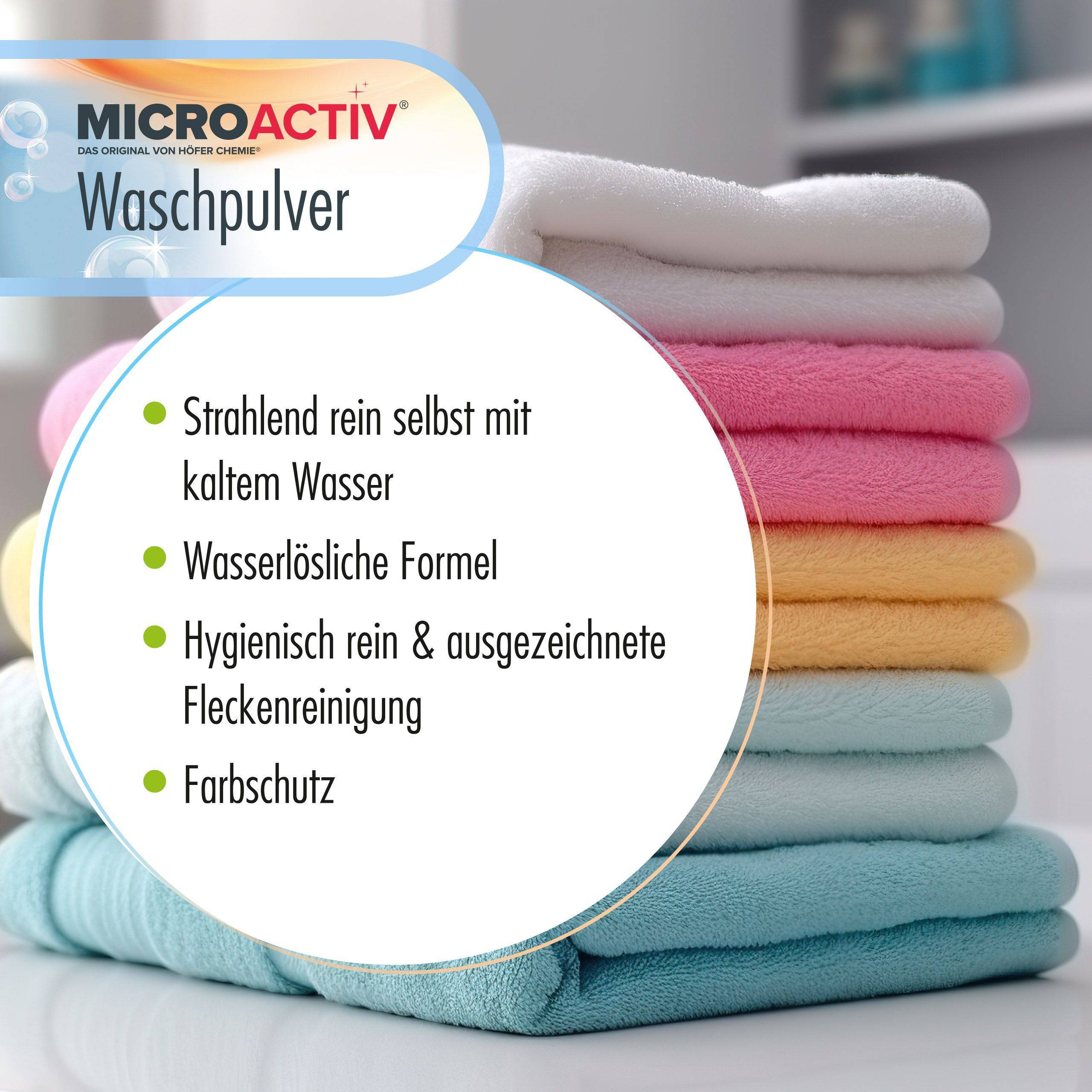 Lessive en poudre Microactiv® en sceaux de 10 KG x 2 - Image 4