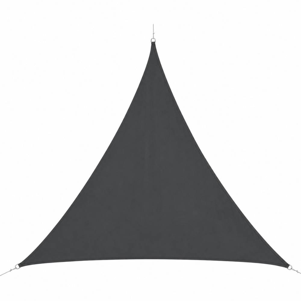 Terre Jardin - Voile d'ombrage triangulaire 3,6 x 3,6 x 3,6 m Gris - TERRE JARDIN - Image 1