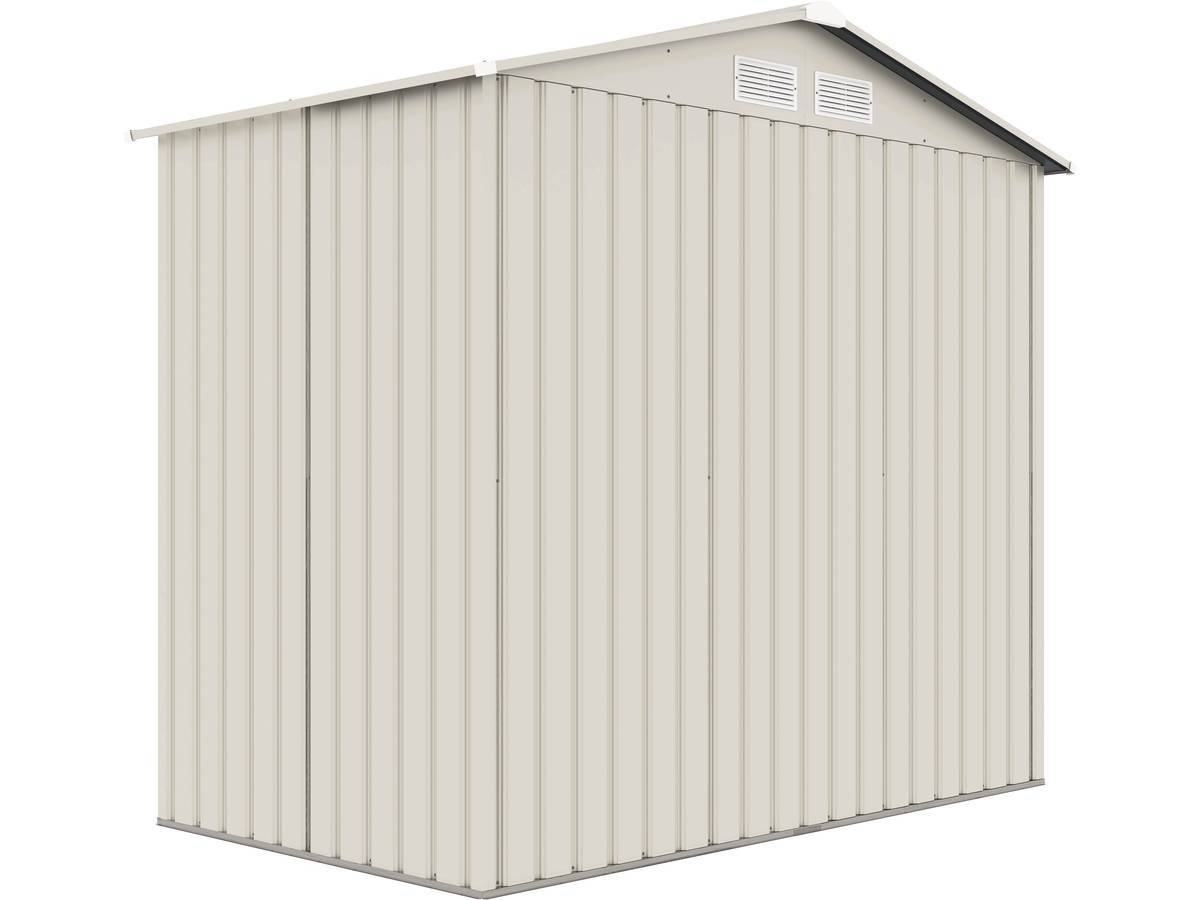 Abri De Jardin Métal "nebraska" - 4.07 M² - Beige/gris Anthracite -habitat Et Jardin - Image 6