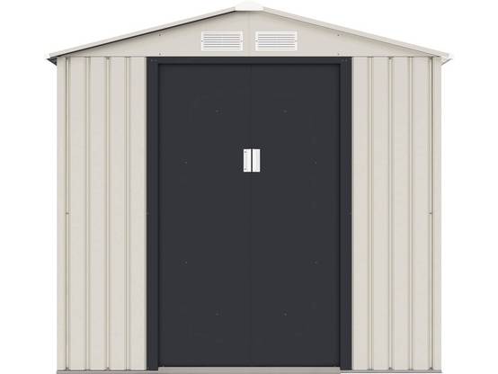 Abri De Jardin Métal "nebraska" - 4.07 M² - Beige/gris Anthracite -habitat Et Jardin - Image 5