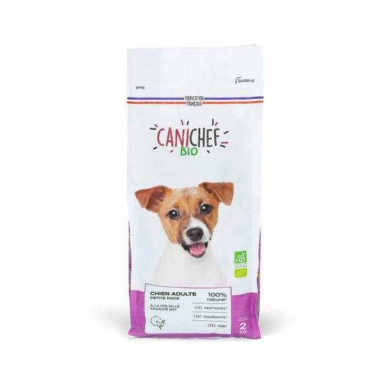 Canichef - CROQUETTES BIO CHIEN ADULT PETITE RACE - CANICHEF 2 kg