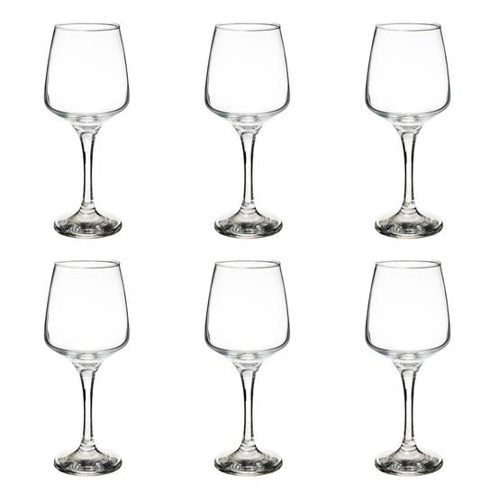 Lot de 6 Verres à Vin "Elaya" 29cl Transparent - Image 1