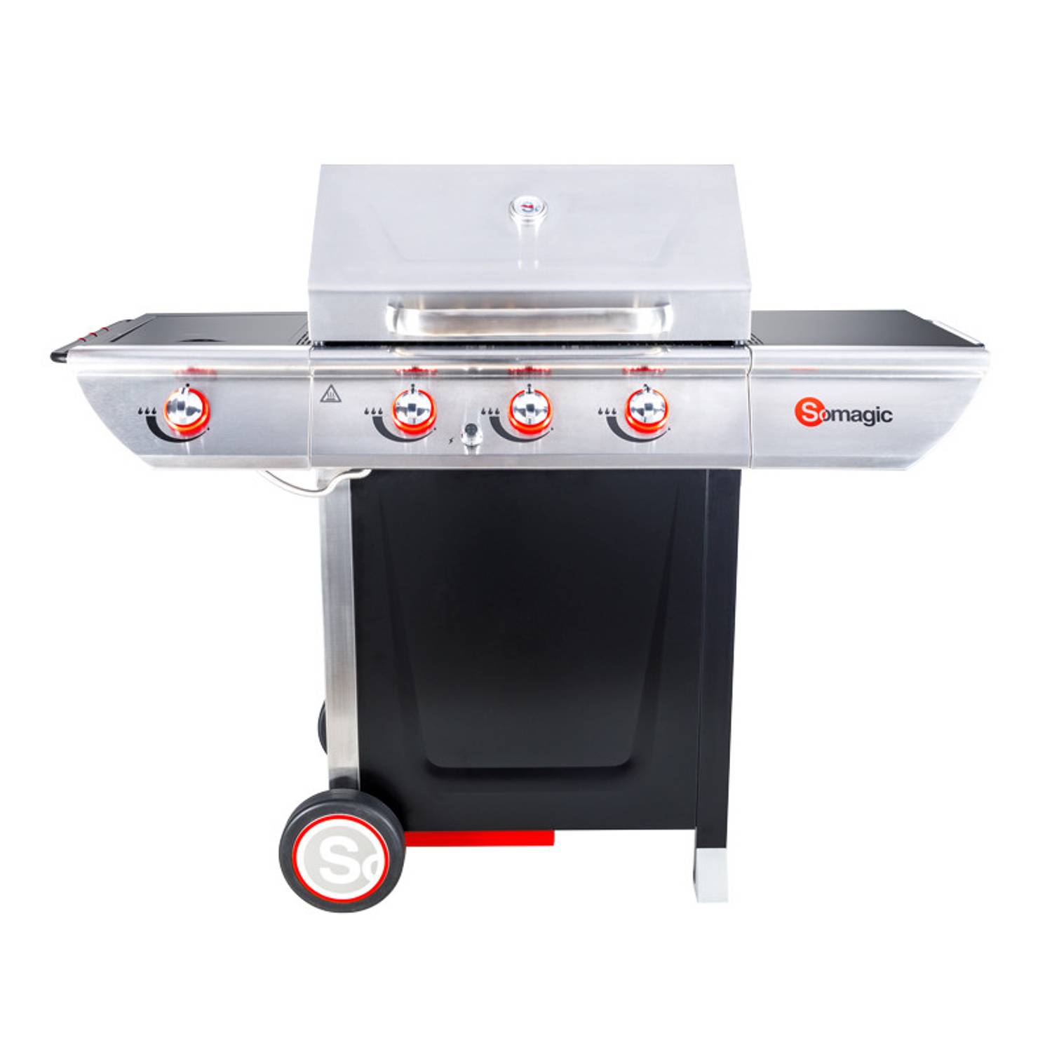 Somagic - MANHATTAN 350GPI barbecue à gaz - 3 brûleurs 10.5kW + plaque chauffante - SOMAGIC - Image 2