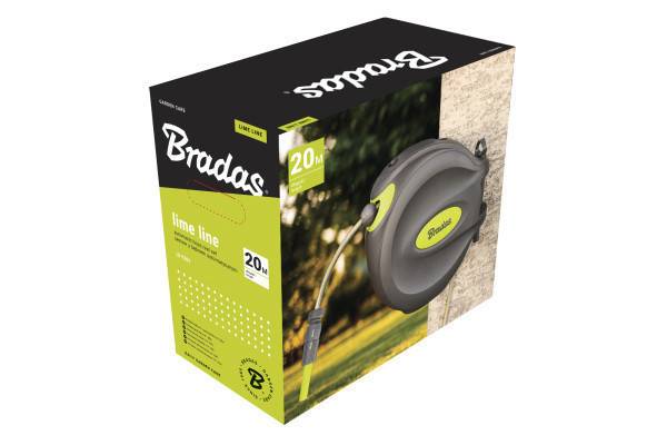 Enrouleur de tuyau d’arrosage automatique 20m 1/2" Lime Line - Image 2