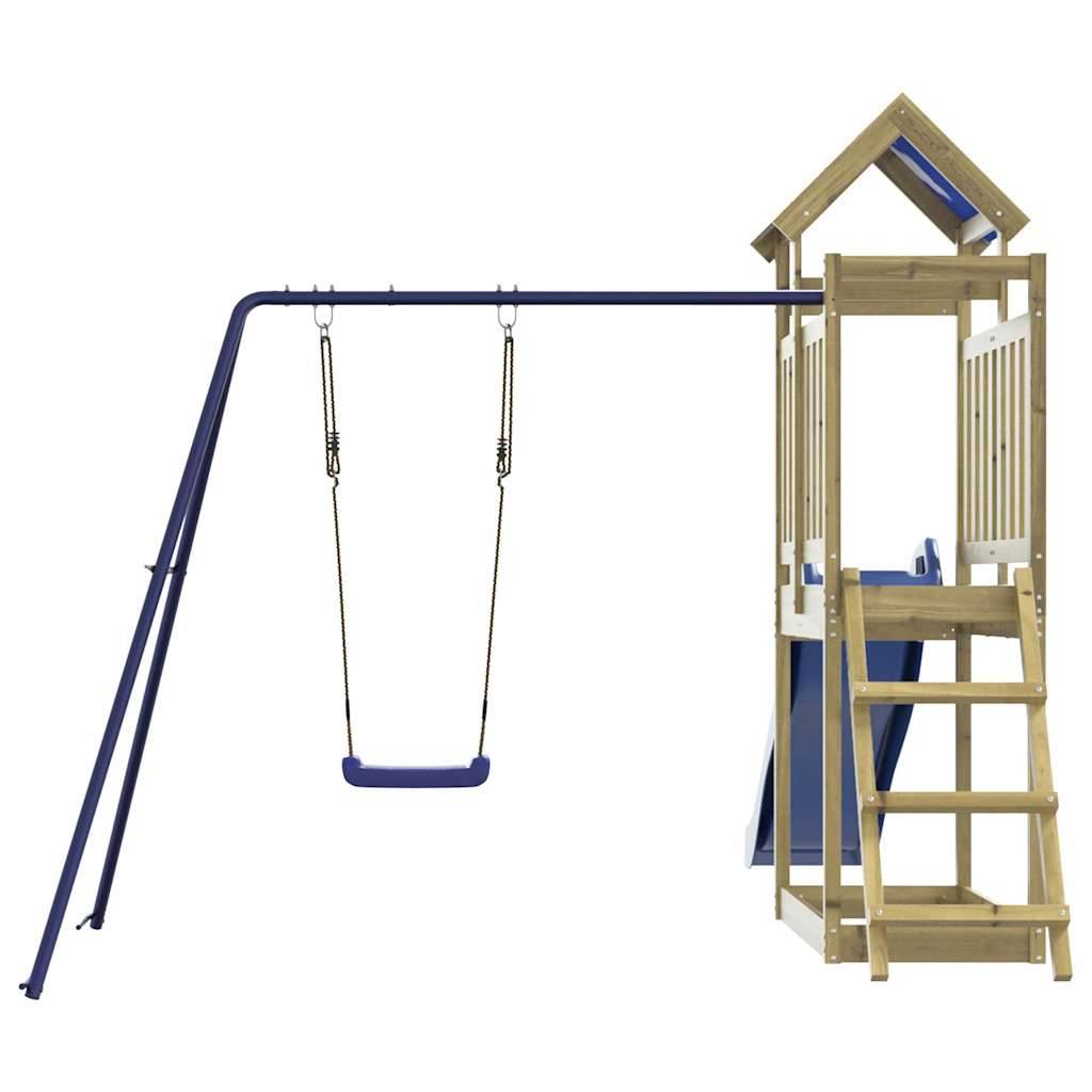 Aire de jeux d'extérieur - Jeu Plein air enfant bois de pin imprégné-JU1684 - Image 7