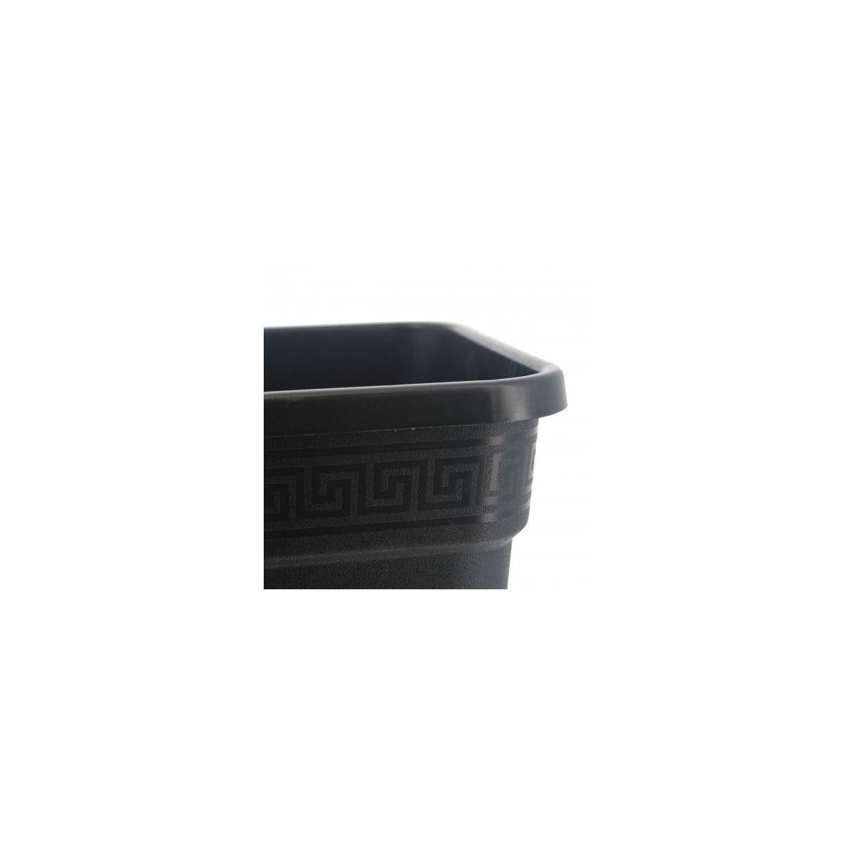 Lot de 5 Pots Carrés Noirs 14L – 28.5x28.5x29 cm - Image 2