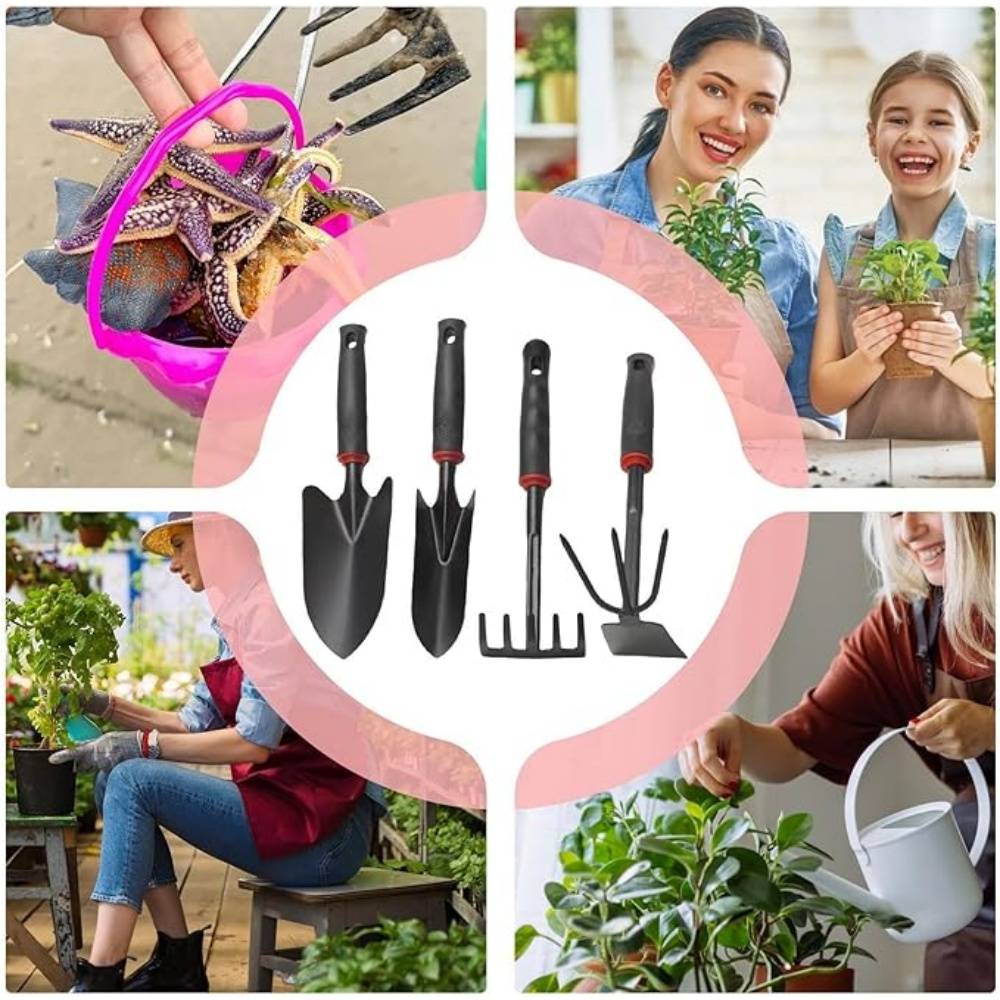 DtopbuyAge - Ensemble 4 Outils Jardinage Acier Inox - Image 4