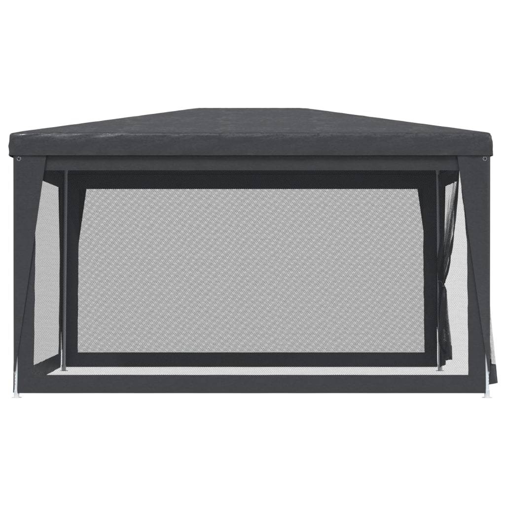 Tonnelle de Réception 4x3m Acier avec 4 Parois Moustiquaires Jardin Anthracite - ComfortXL Outdoor Living - Image 4
