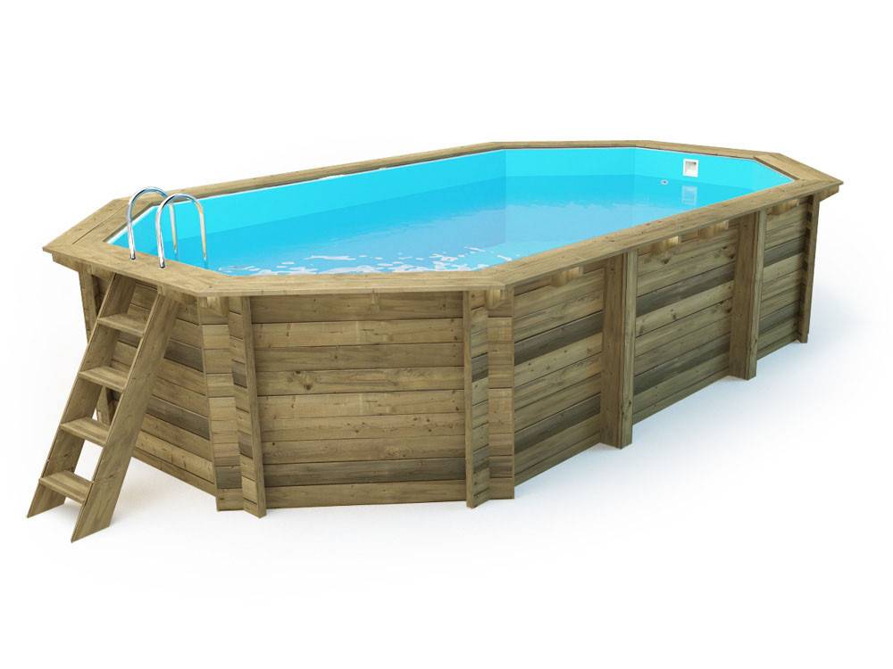 Piscine Bois "florida 130" - 6.57 X 4.57 X 1.31 M -habitat Et Jardin - Image 2