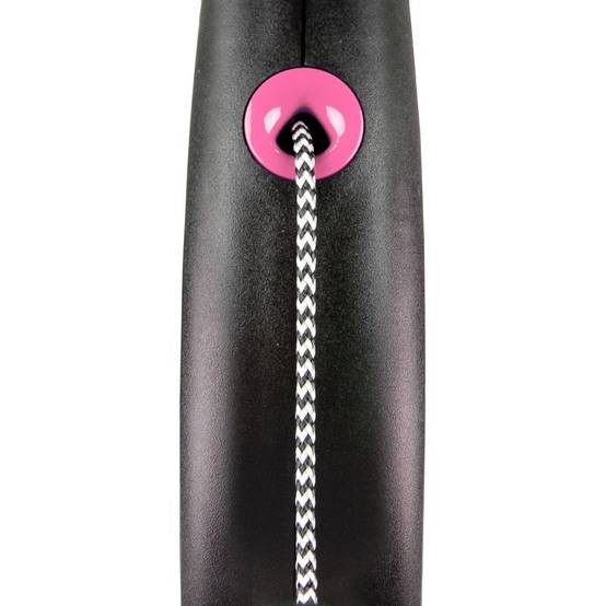 Flexi - Laisse Black Design S Cord 5m black/ pink FU12C5-251-S-CP Flexi - Image 2