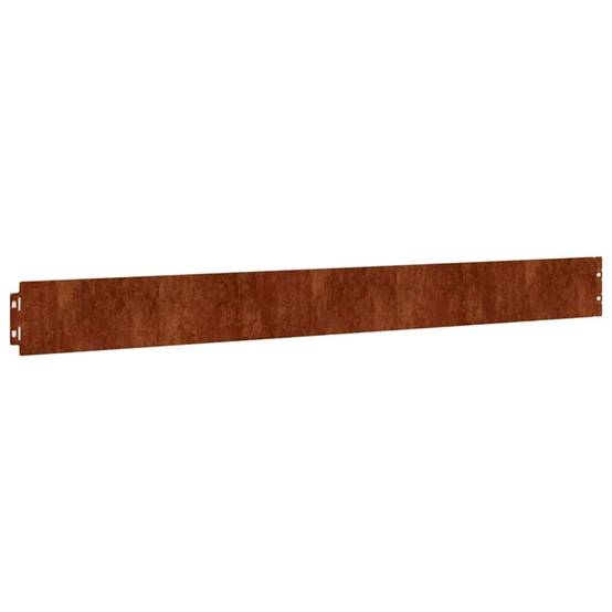 Bordure jardin acier corten extérieur aménagement paysager 103x10cm rouillé - ComfortXL Outdoor Living - Image 6