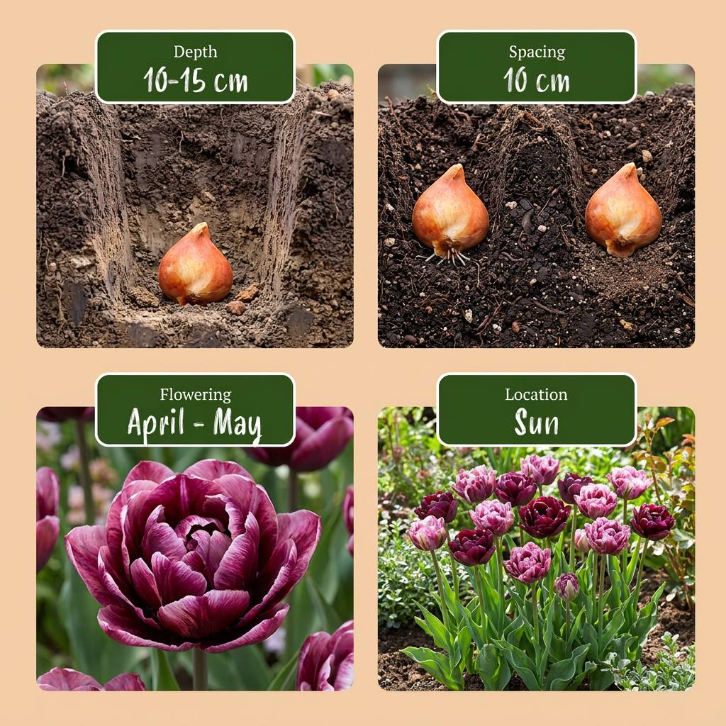 La Green Touch - Tulipe Sweet Desire en mélange - 24 bulbes - Image 4