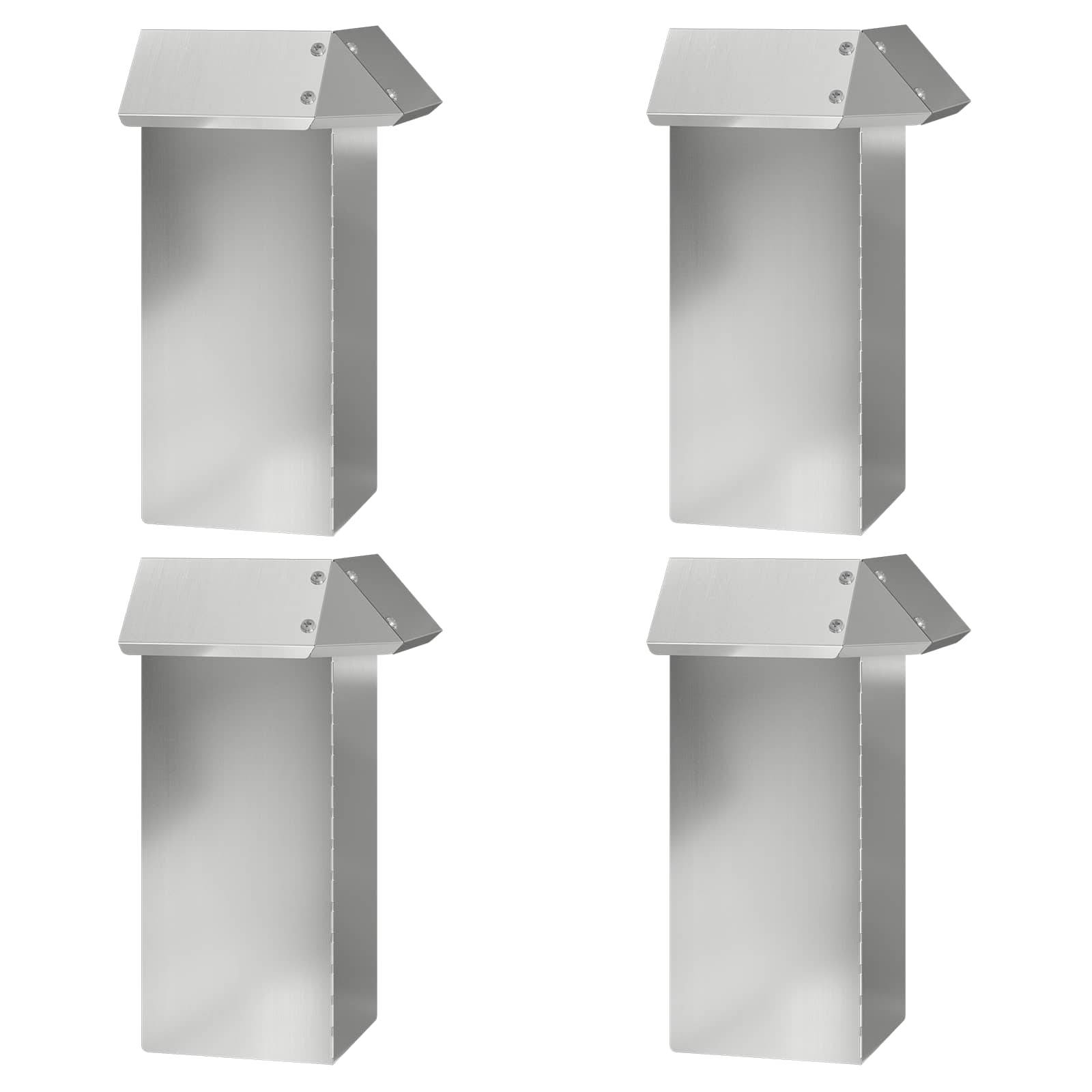 Clôture anti-limaces acier galvanisé potager protection 100x25cm argent 20pcs - ComfortXL Outdoor Living - Image 5