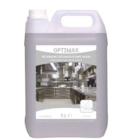 Optimax Détergent desinfcrustant acide - Lot de 3 Colis de 2 Bidons de 5L - Diversey